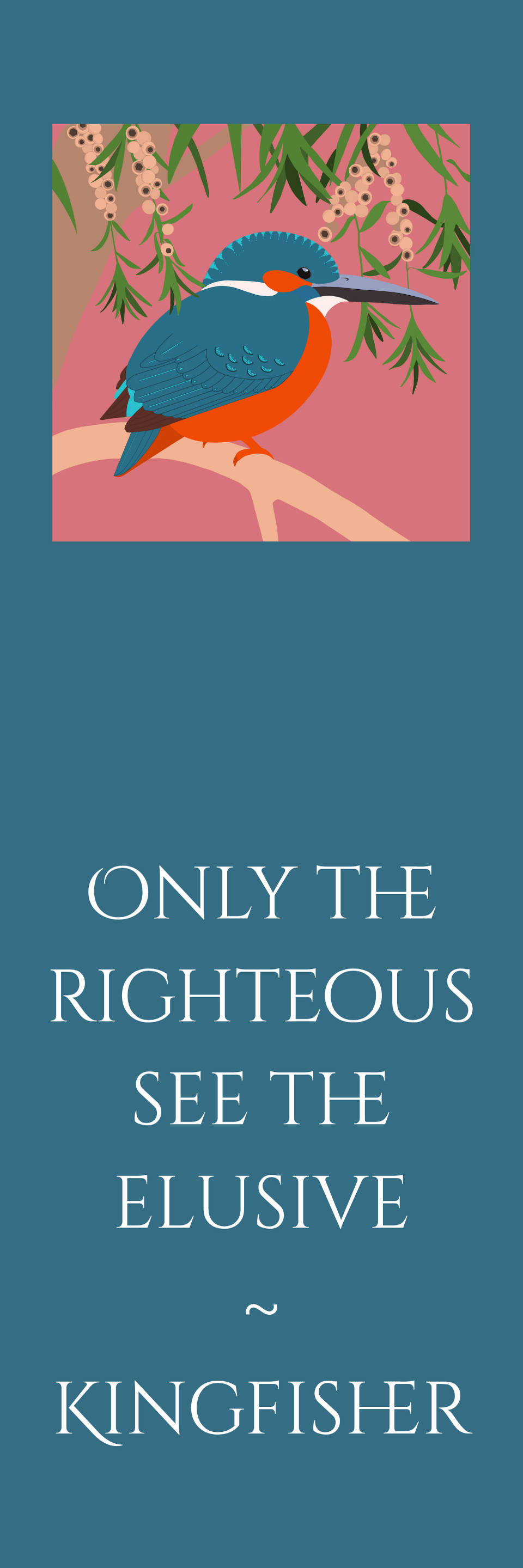 Bookmark - Kingfisher