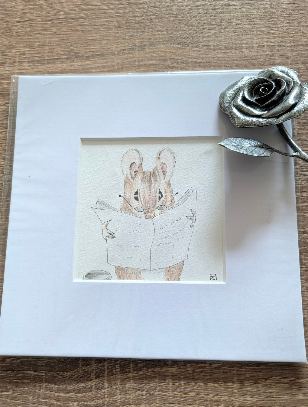 Original artwork - Reading Mouse