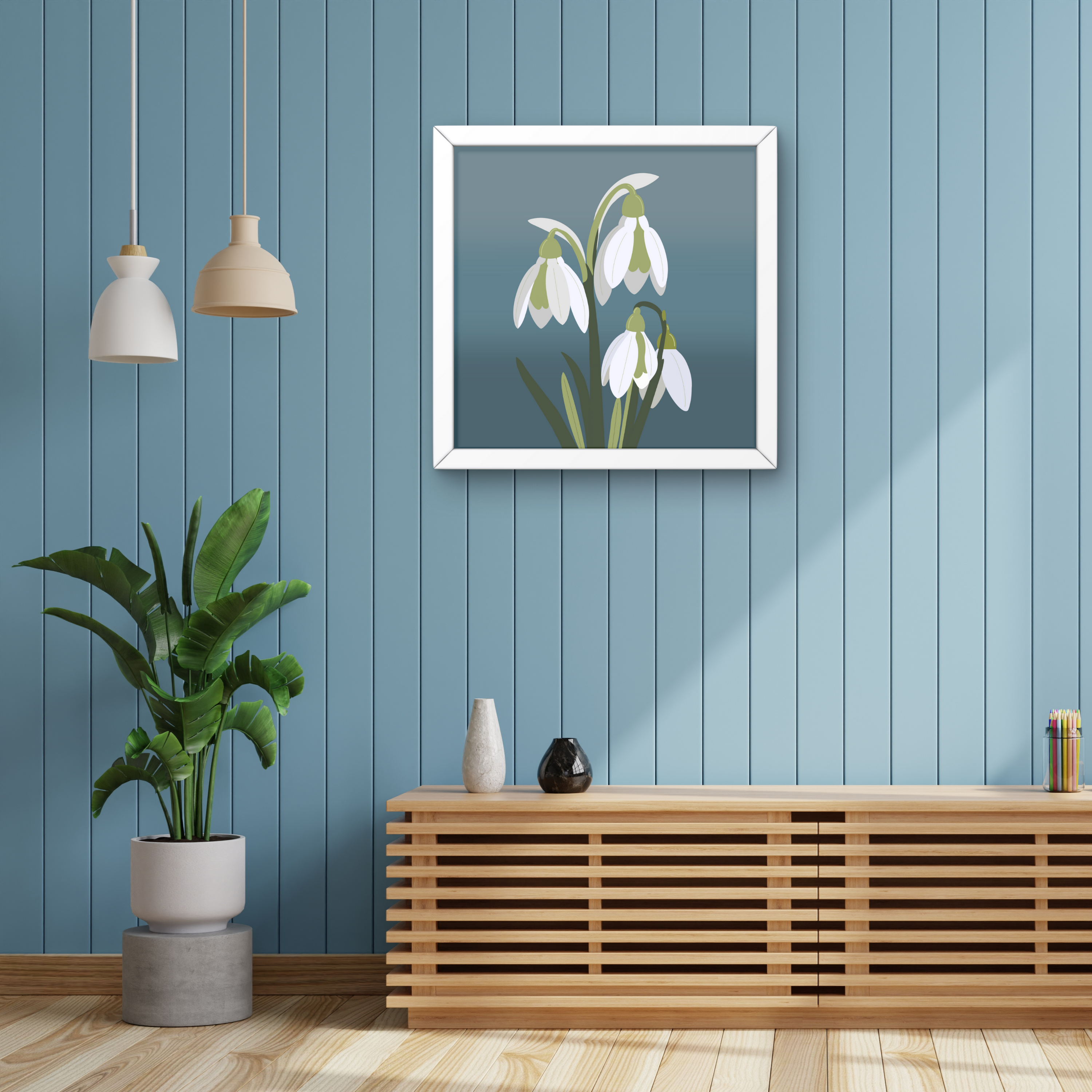 Winter's Bloom - Art Print – Blue Tulip Art & Design