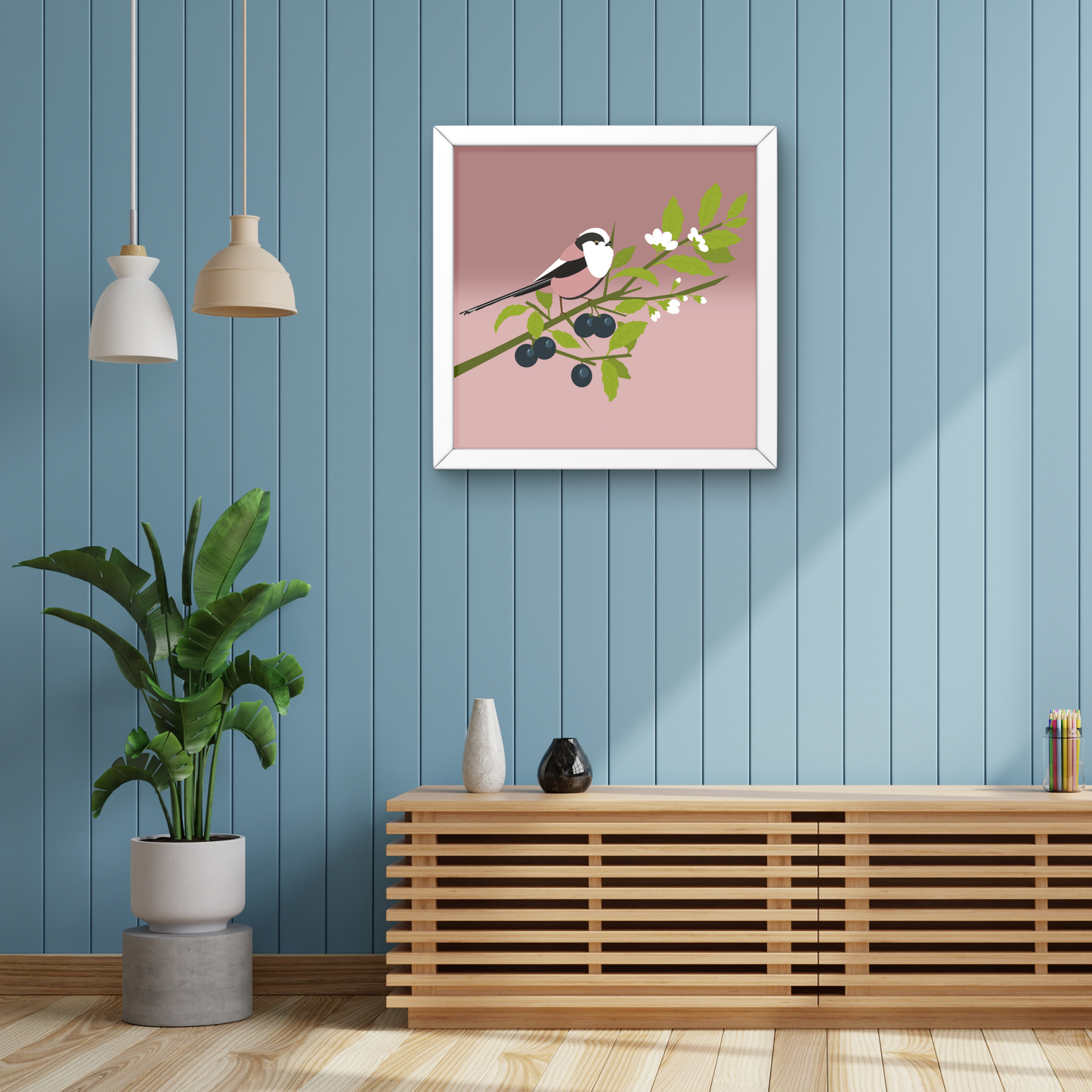 Long Tailed Tit - Art Print