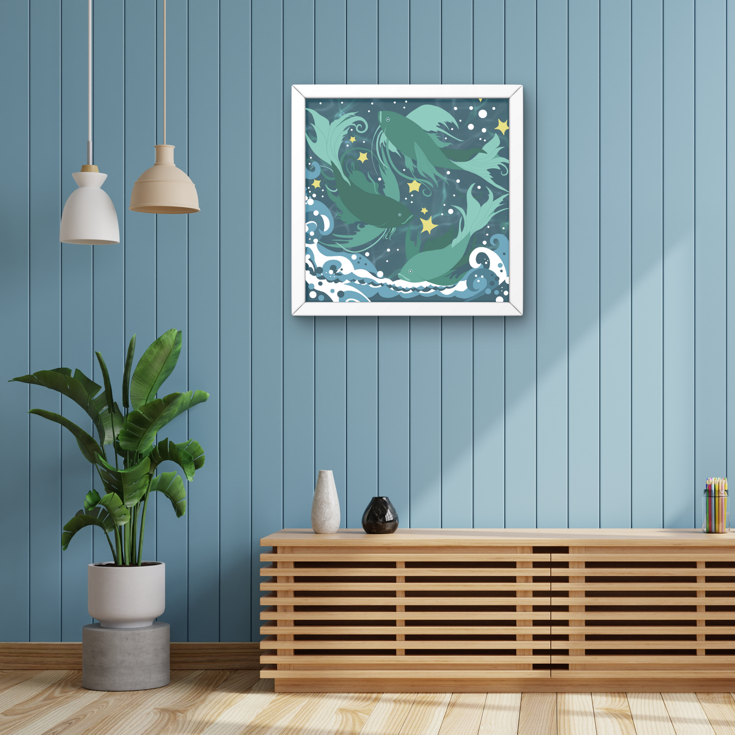 Galactic Koi - Art Print