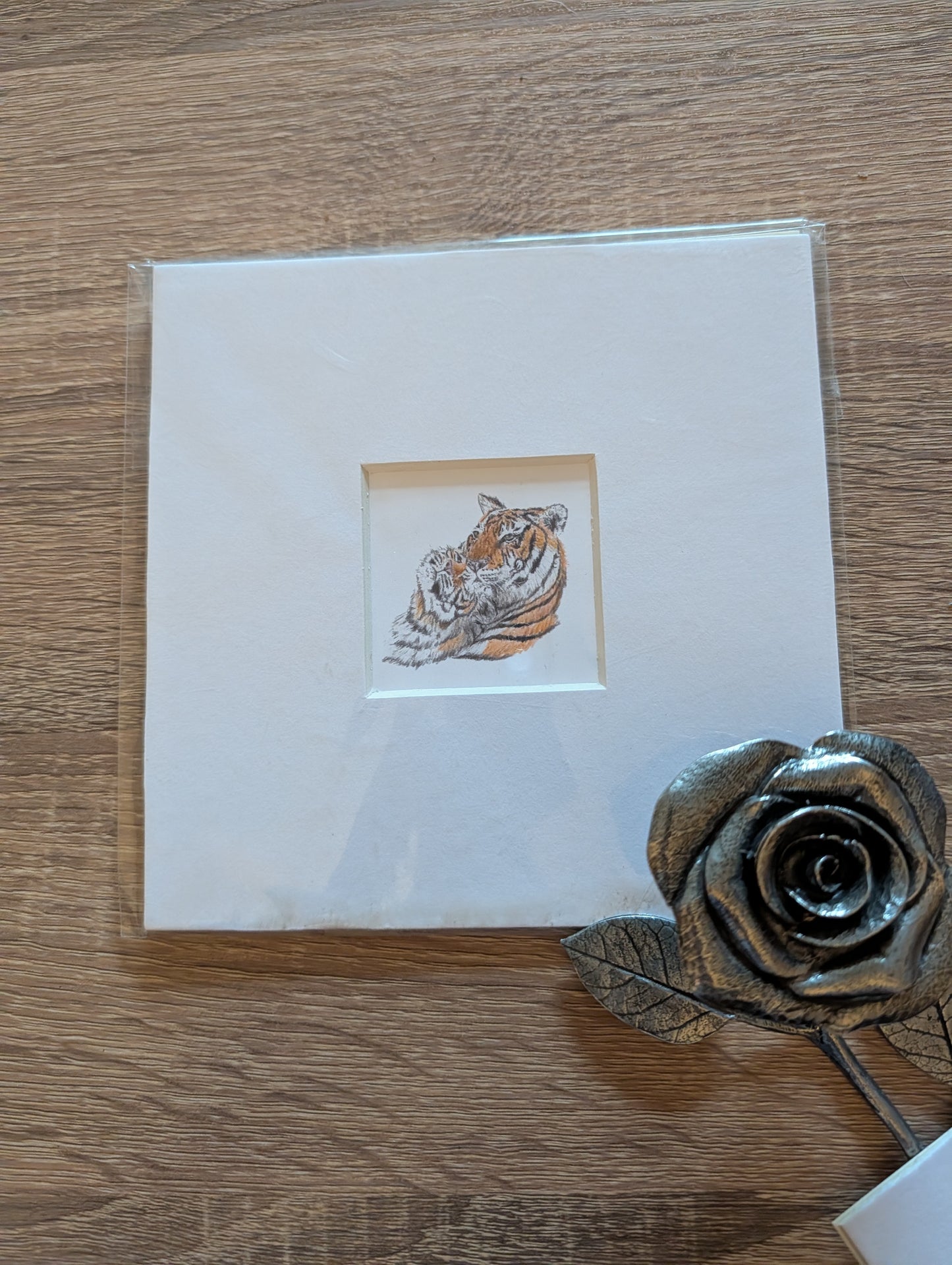 Mini Print - Tiger with matting