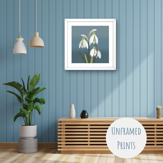 Snowdrops - Art Print