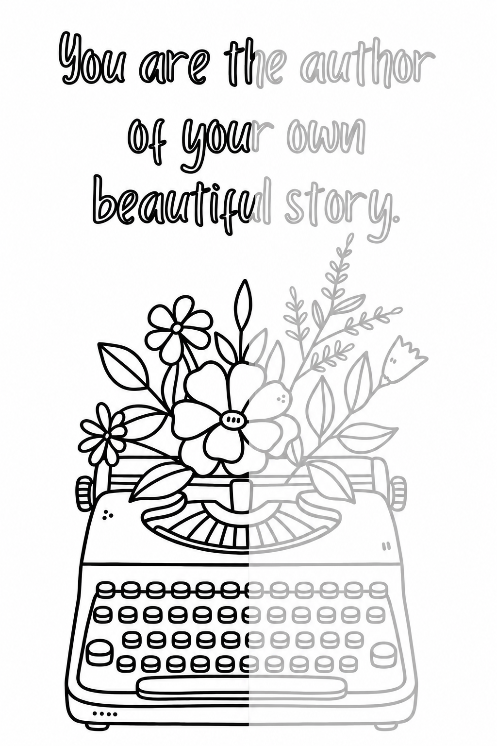 Bloom & Breathe - Ink Tracing Book