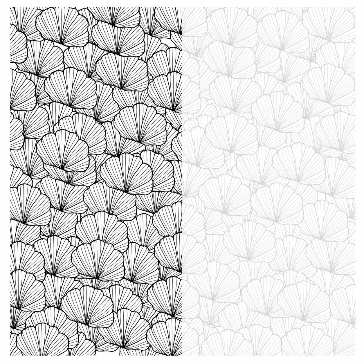Floral Patterns - Ink Tracing Book