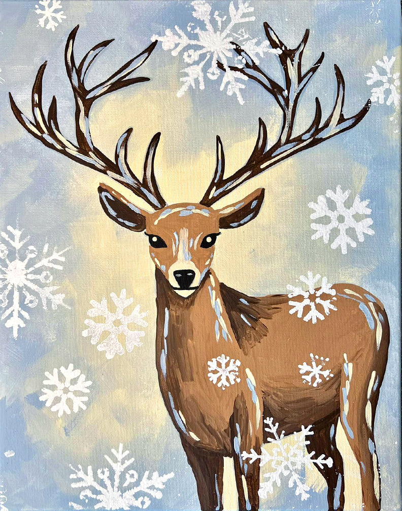 Christmas Theme Acrylic Kit - Winter Deer