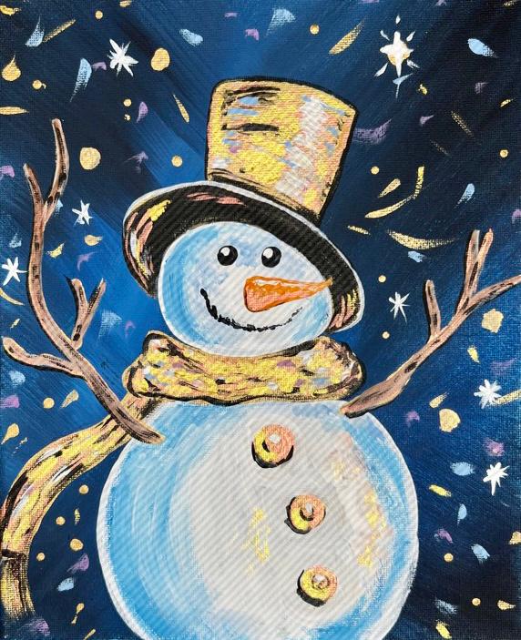 Christmas Theme Acrylic Kit - Snowman