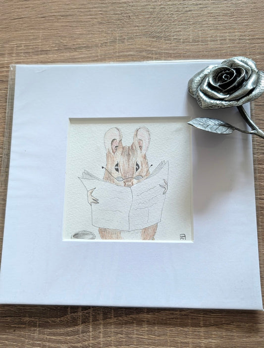 Original artwork - Reading Mouse