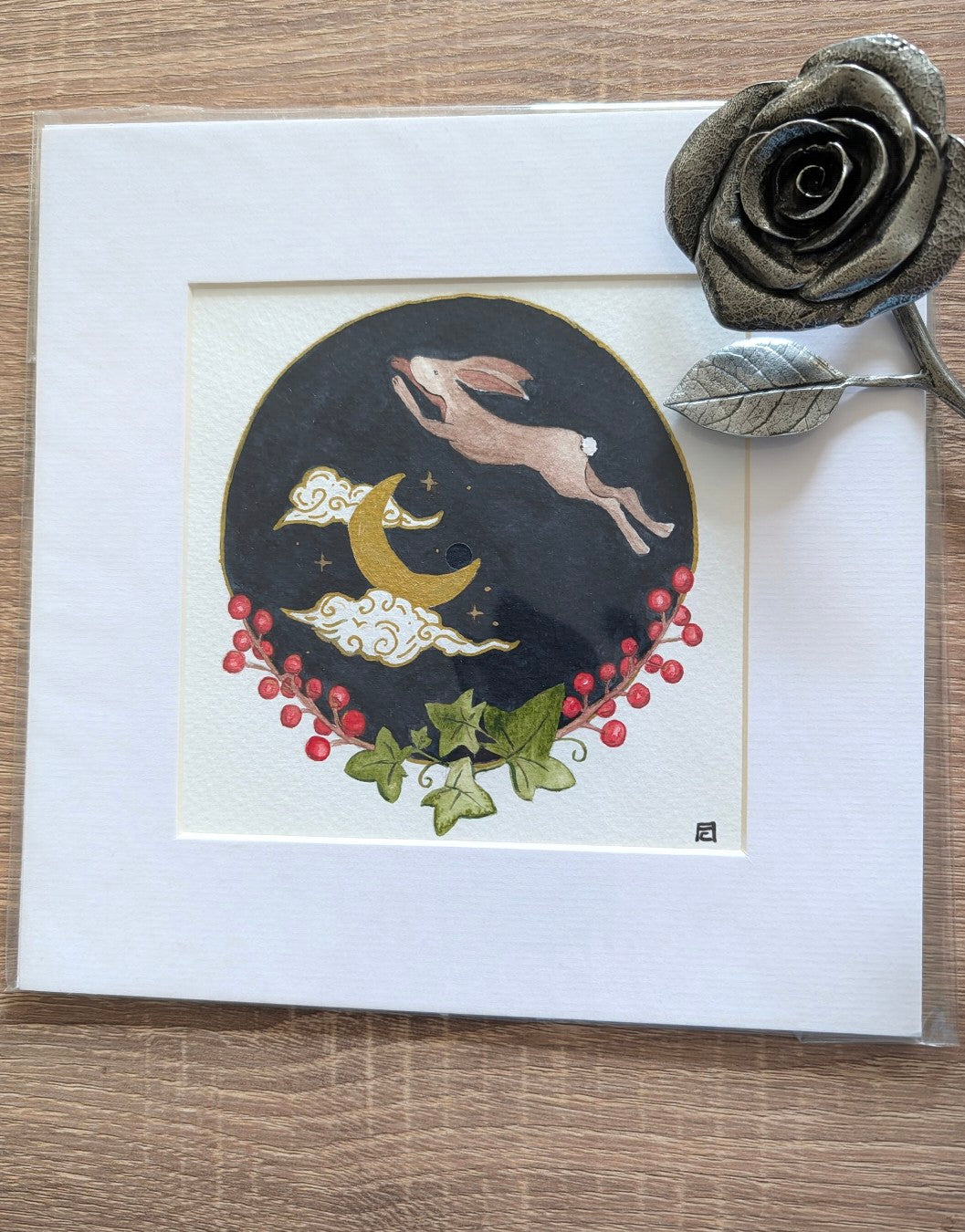 Original artwork - Hare and the Moon