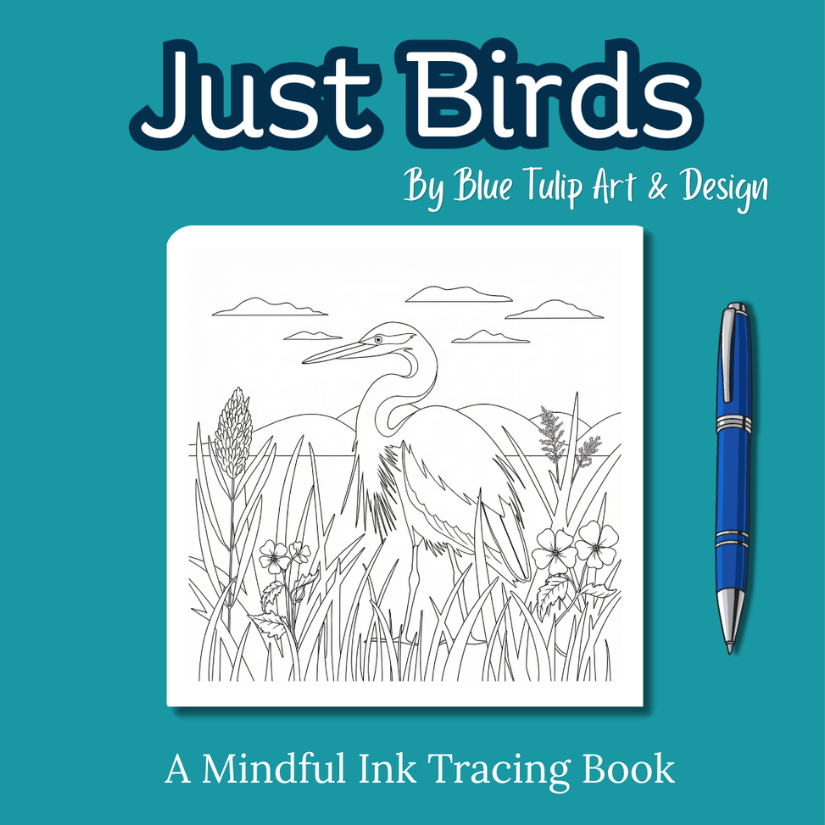 Just Birds Ink Tracing Book