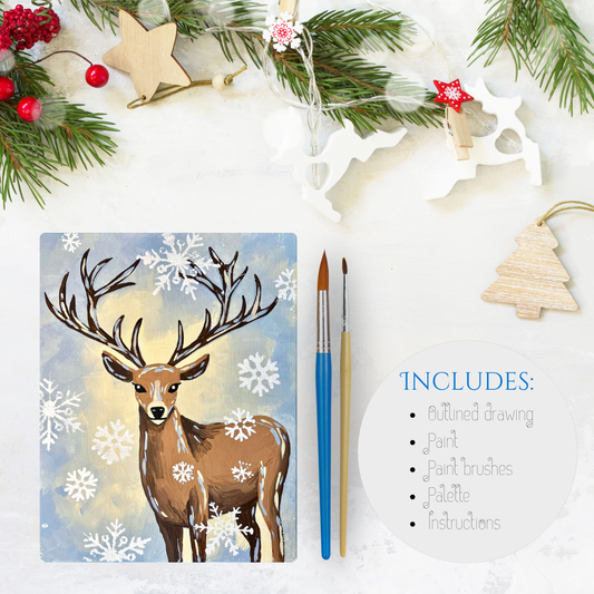 Christmas Theme Acrylic Kit - Winter Deer