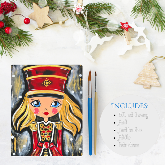Christmas Theme Acrylic Kit - Nutcracker Girl
