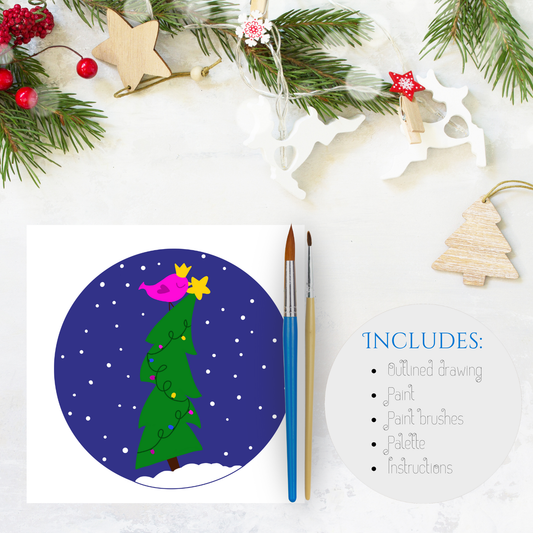 Christmas Theme Acrylic Kit - Christmas Tree