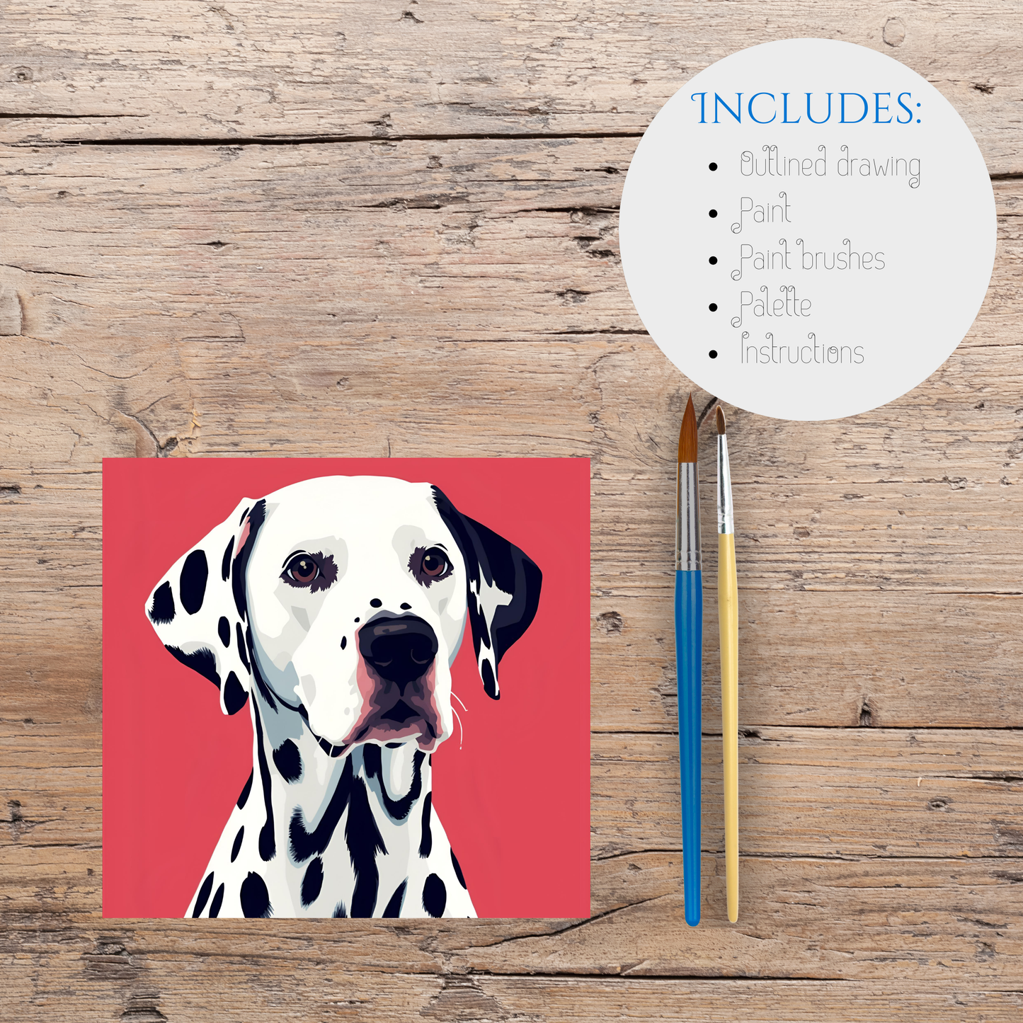 Acrylic Kit - Paint your own dog
