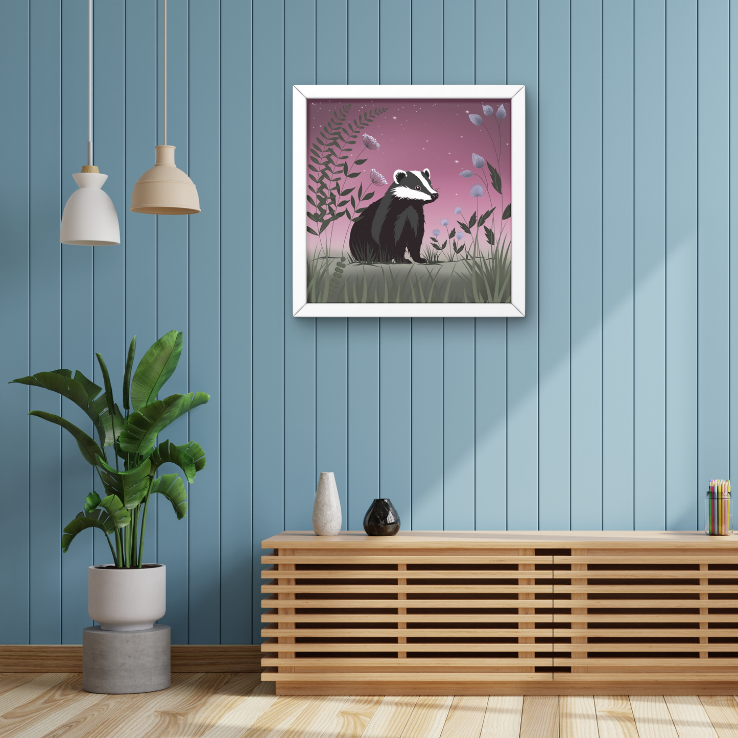 The Badger - Art Print