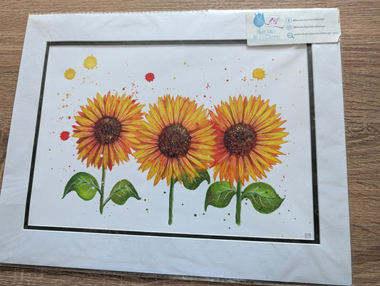 A4 Print - Sunflowers
