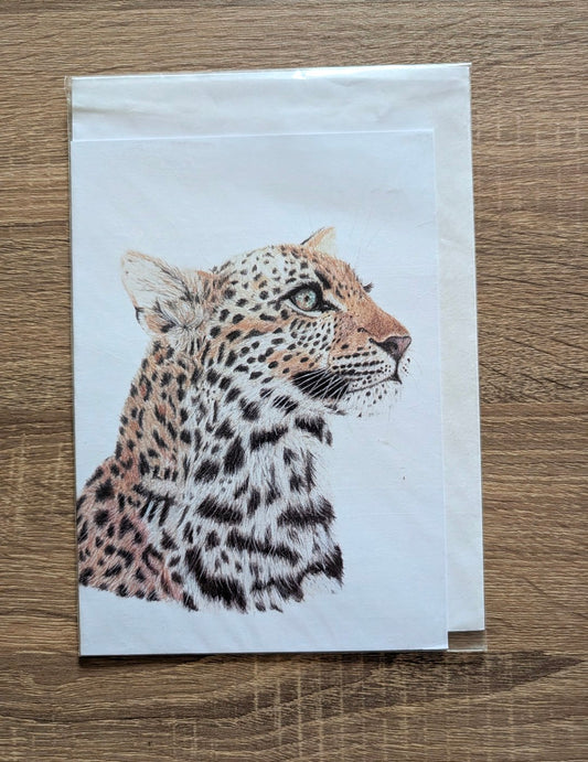 Greeting Card - Leopard