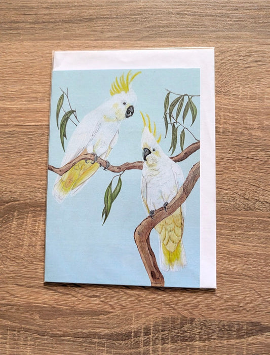 Greeting Card - Cockatoos