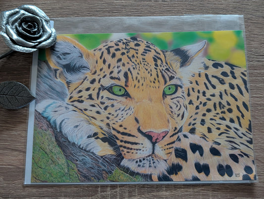 A5 Print - Leopard