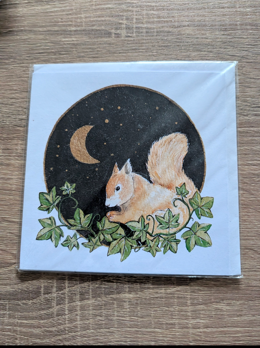 Greeting Card - Twilight Squirel