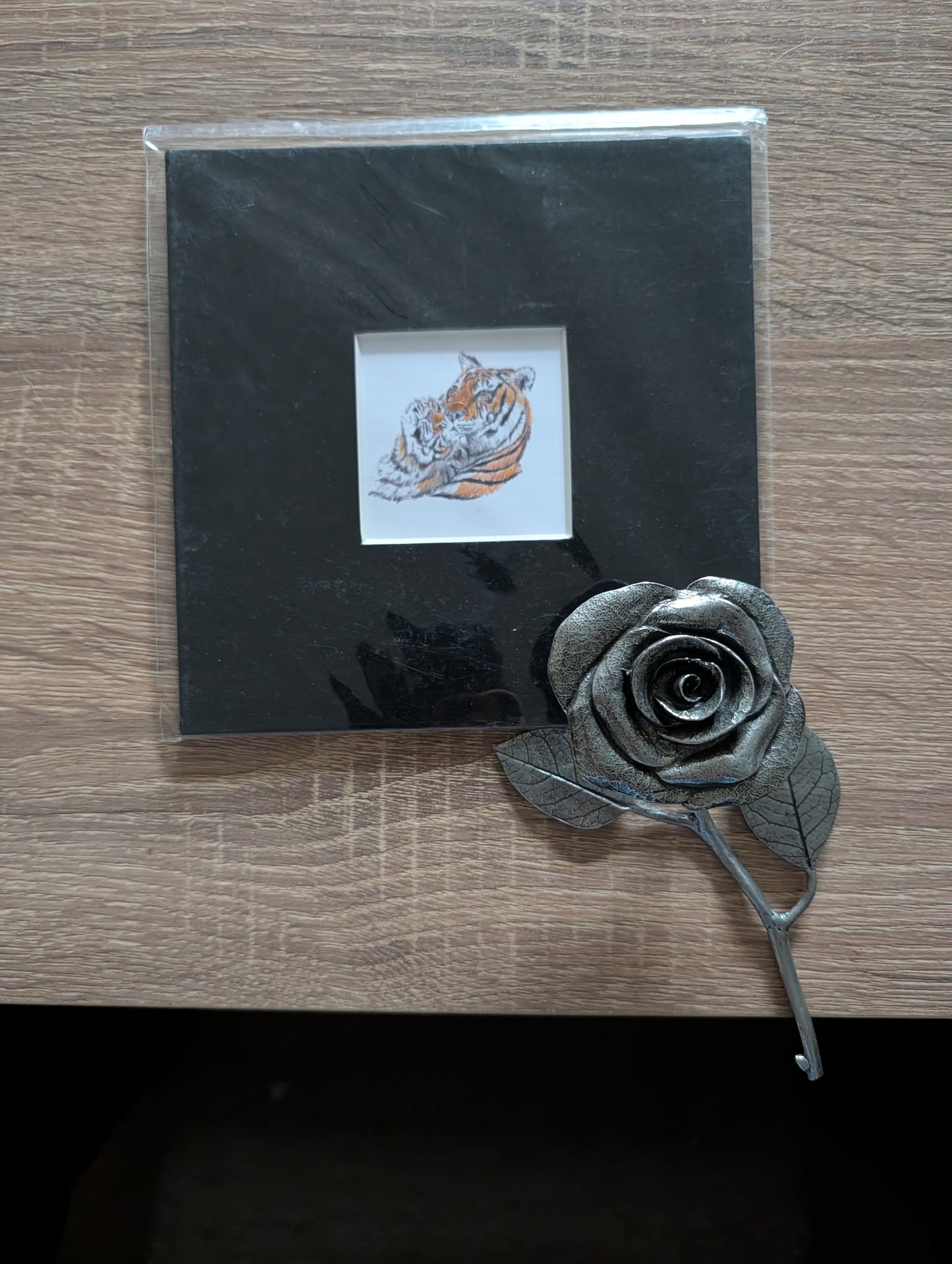 Mini Print - Tiger with matting