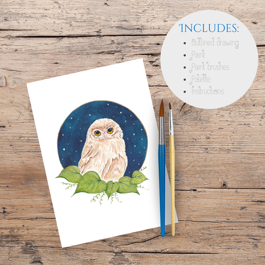 Watercolour Kit - Little Owl