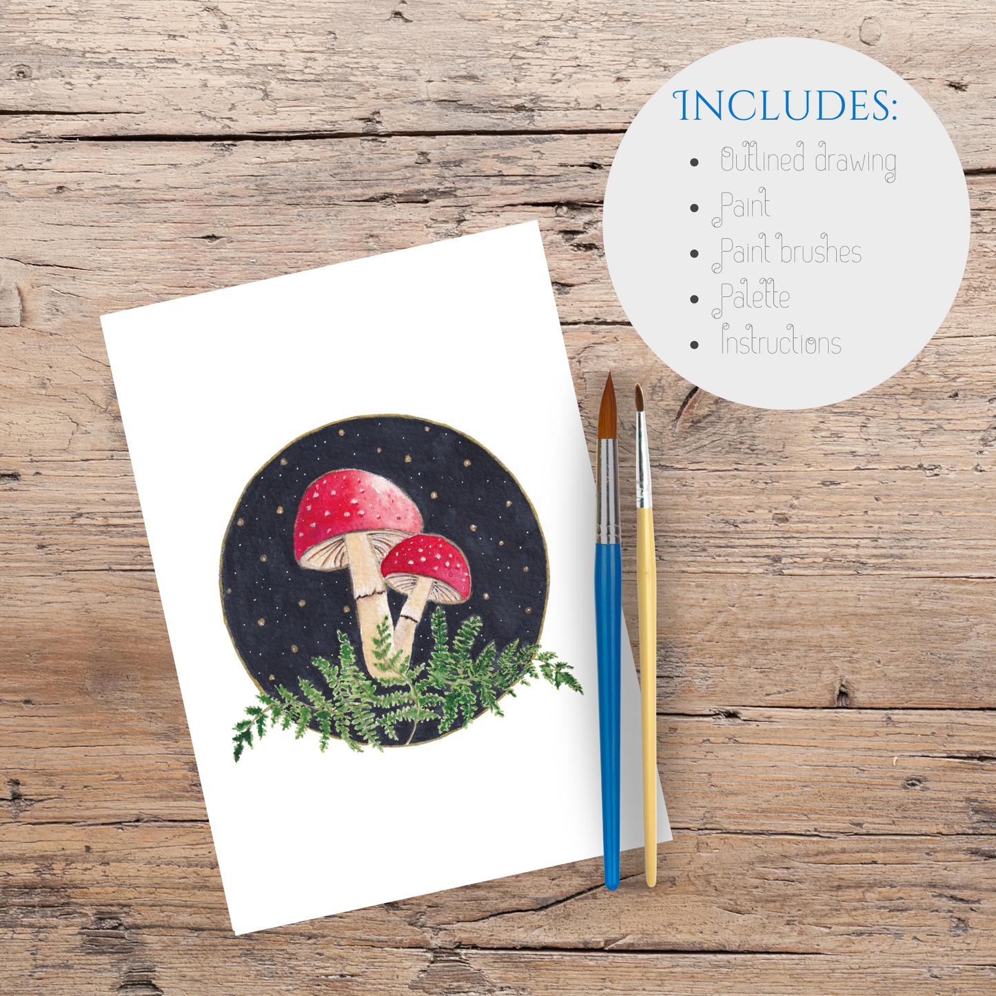 Watercolour Kit - Toadstool